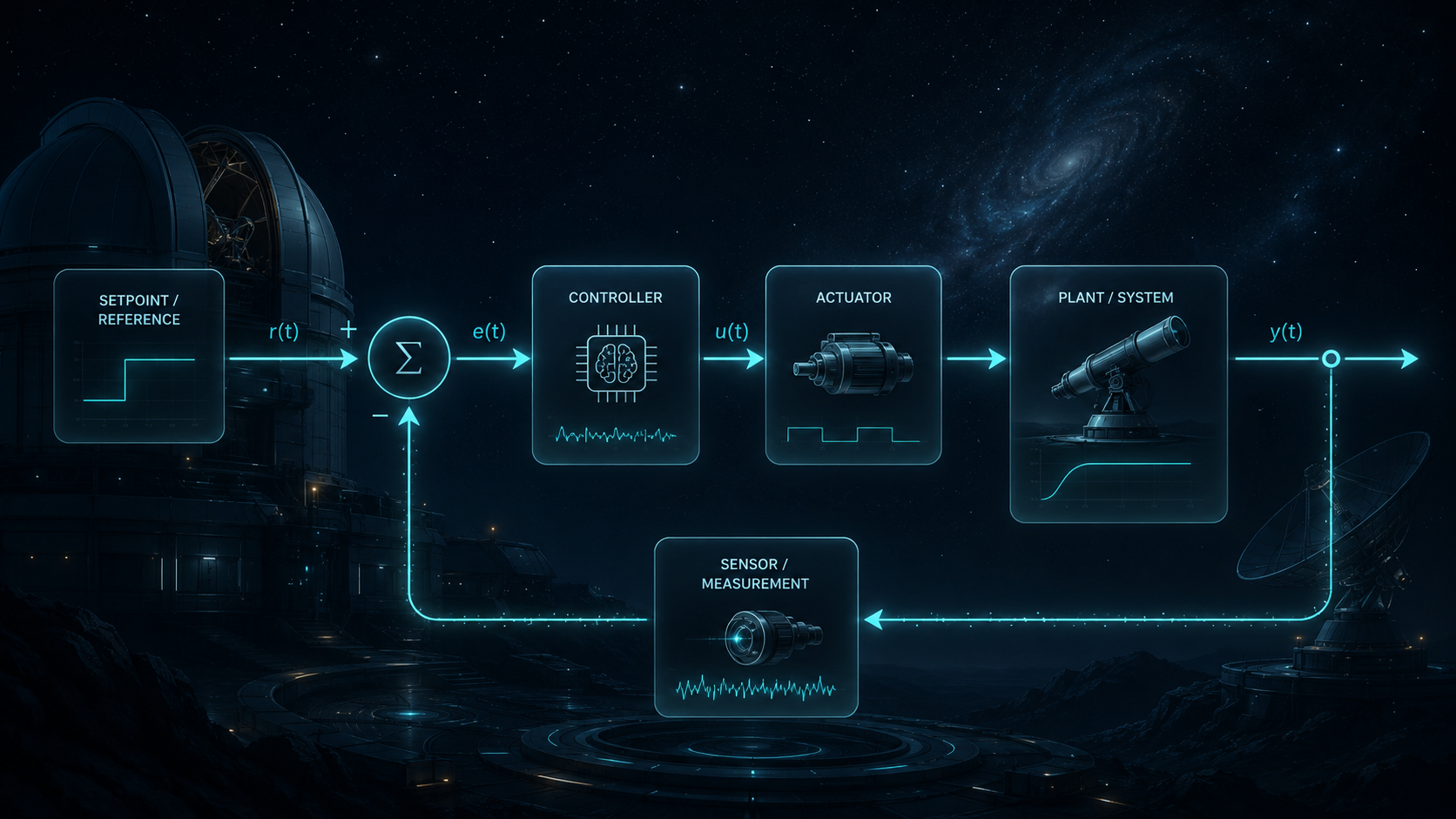 Conceptual control-system illustration