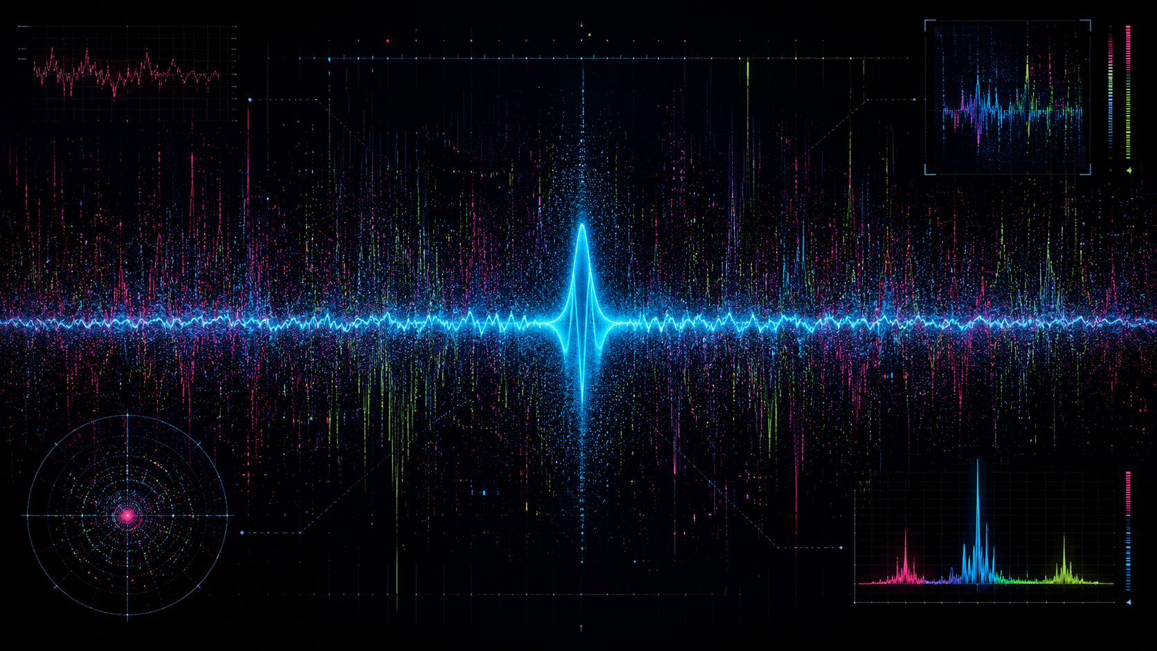 Noise and signal recovery visual