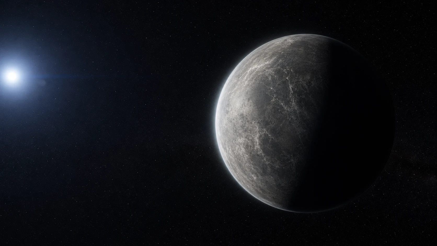 Artist's interpretation of HD 106315 b near its host star